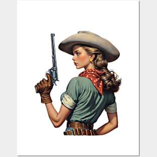 Cowgirl Posters and Art